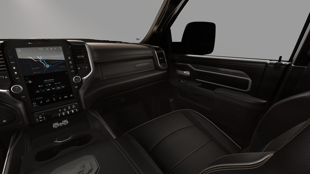 New 2026 Bright White Clear-Coat Exterior Paint RAM Laramie image 18