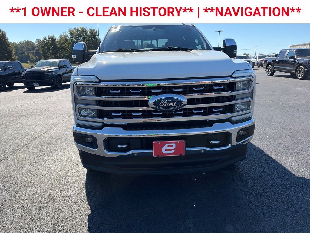 Used 2024 Oxford White Ford Lariat image 2