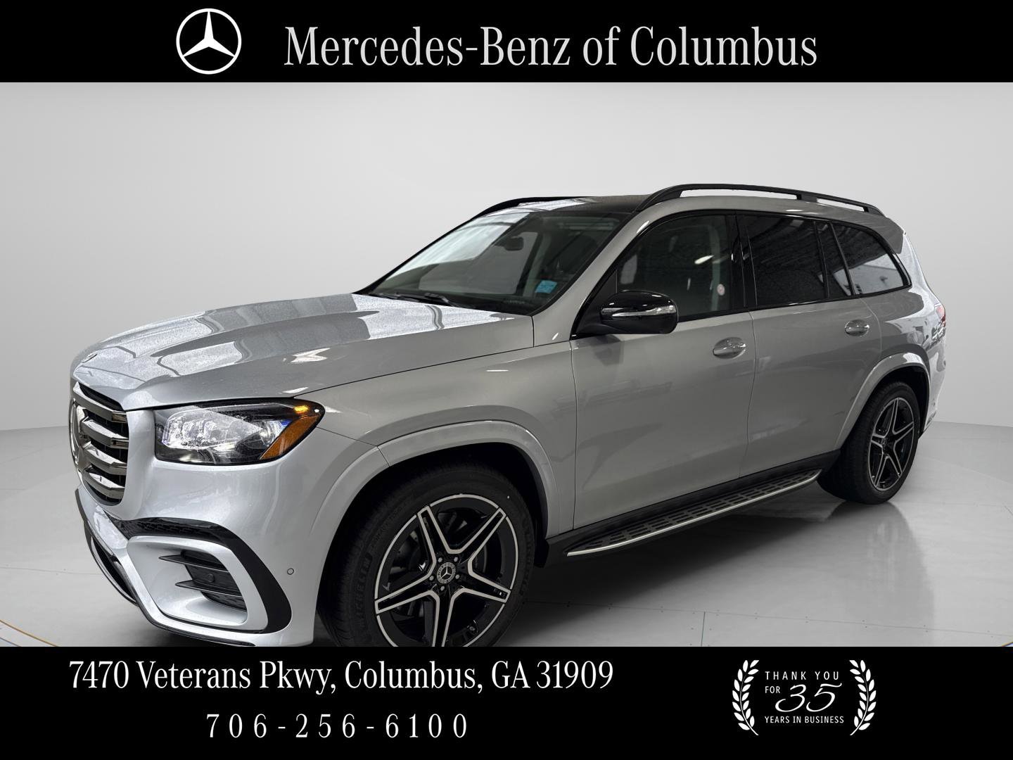 New 2026 Cirrus Silver Metallic Mercedes-Benz GLS 450 image 1