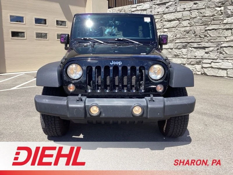 Used 2017 Black Clearcoat Jeep Unlimited Sport image 2