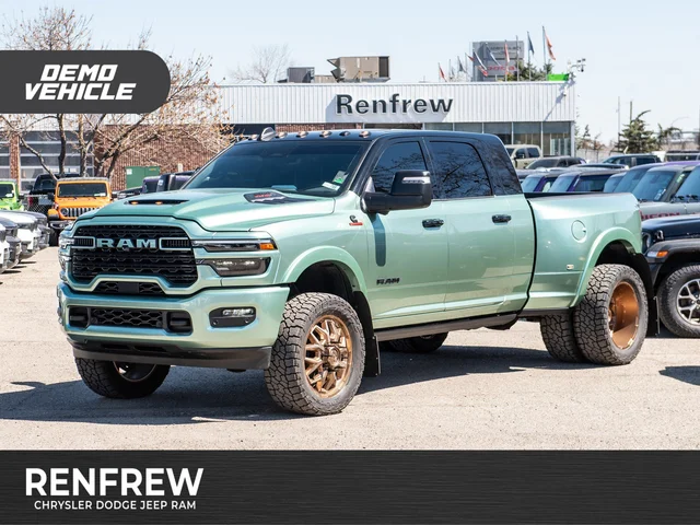 2026 RAM 3500 Limited*, Custom Wrap, 2 Inch Lift, 35 Inch Tires, 22 Inch Wheels,