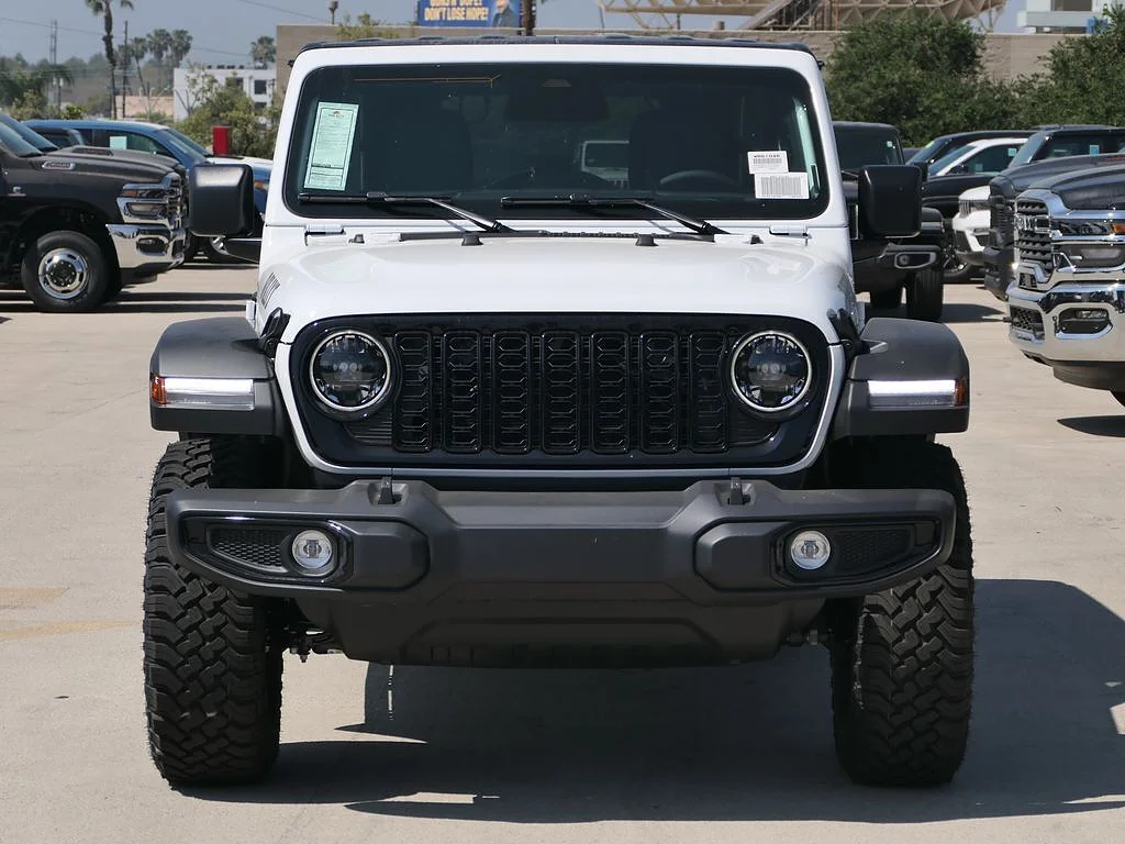 New 2026 Bright White Clear Coat Jeep 4-Door Willys 4x4 image 8