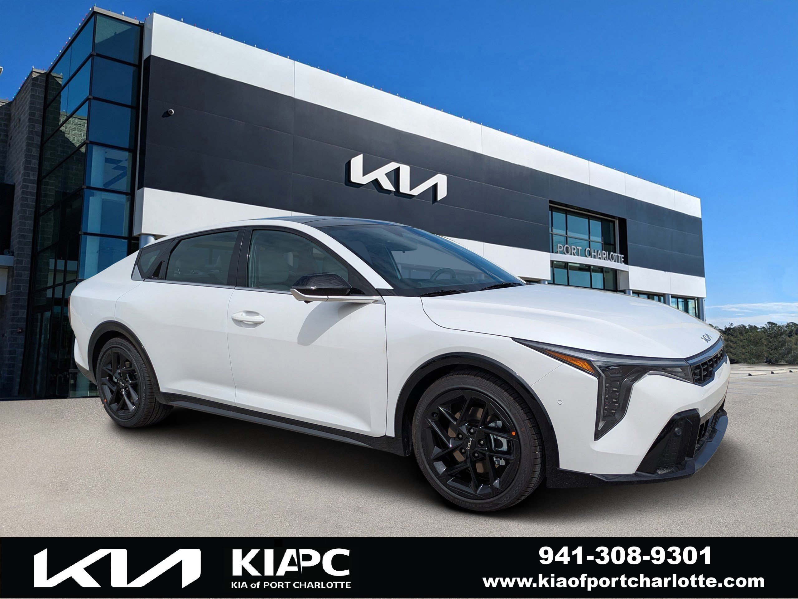 New 2026 Snow White Pearl Kia GT-Line Turbo image 1