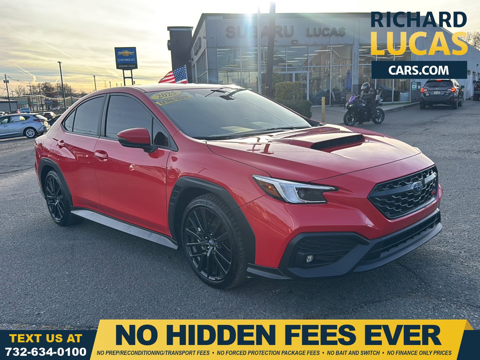 Ignition Red 2025 Subaru WRX Limited AWD Sedan All-Wheel Drive