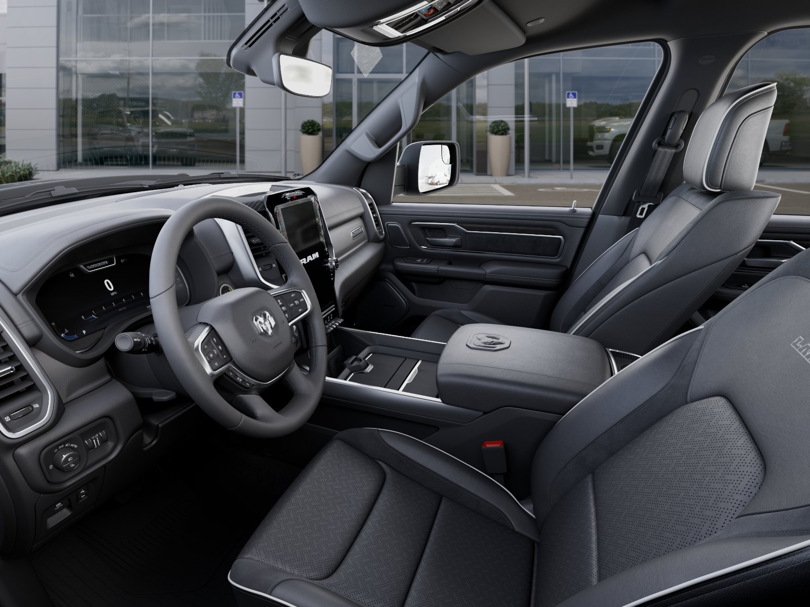 New 2027 Diamond Black Crystal Pearl-Coat Exterior Paint RAM Laramie image 23