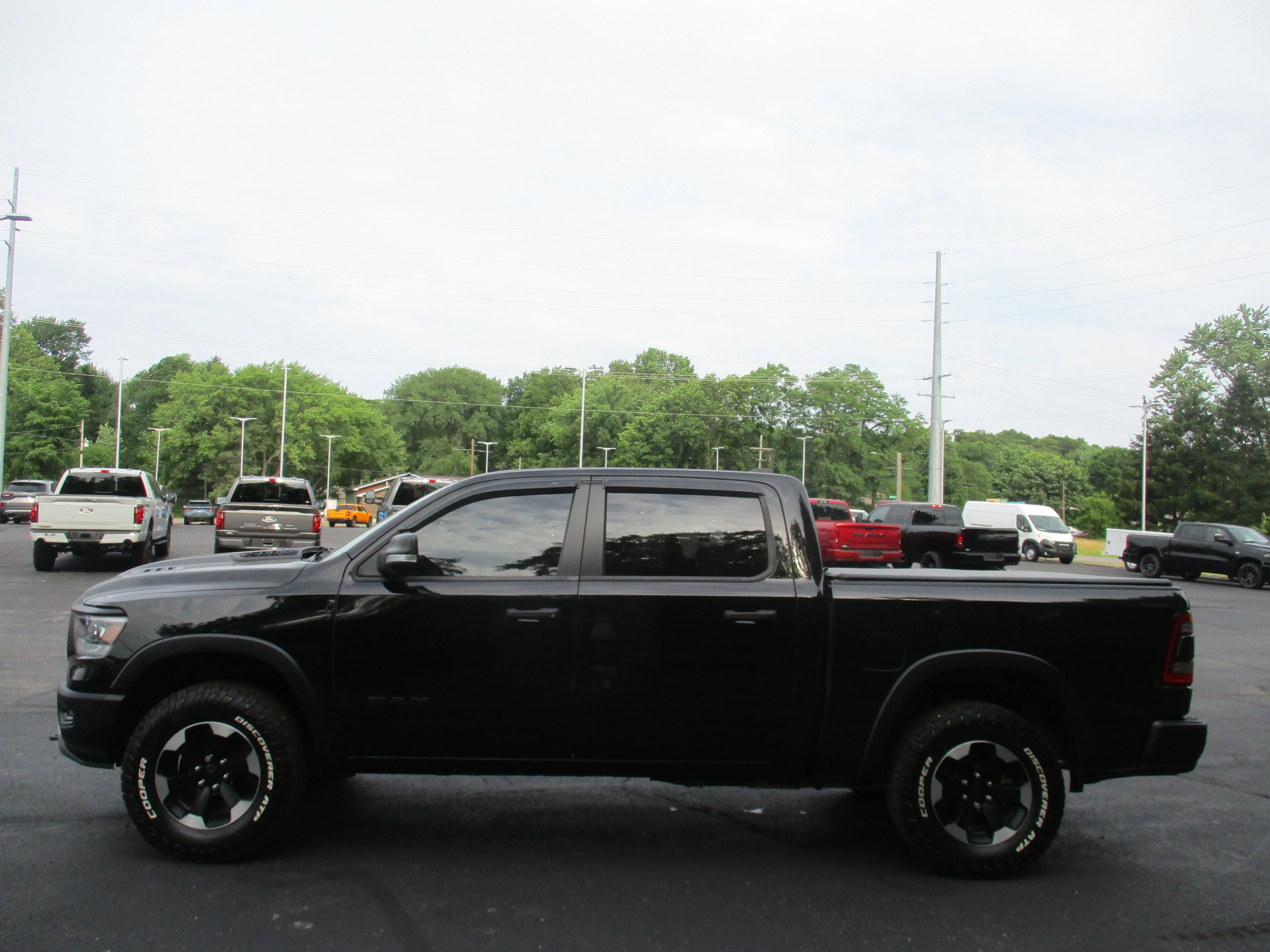 Used 2022 Diamond Black Crystal Pearlcoat Ram Rebel image 50