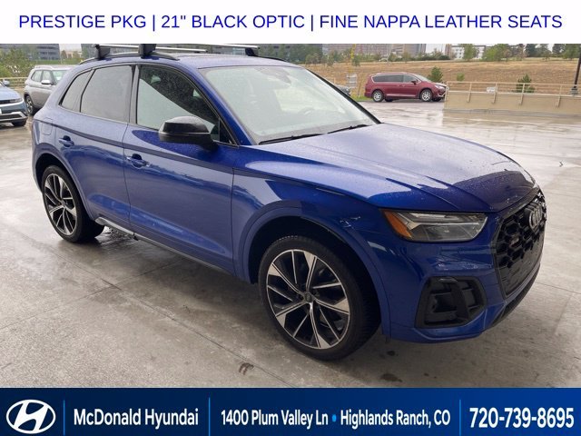 Used 2021 Blue Audi Prestige image 1