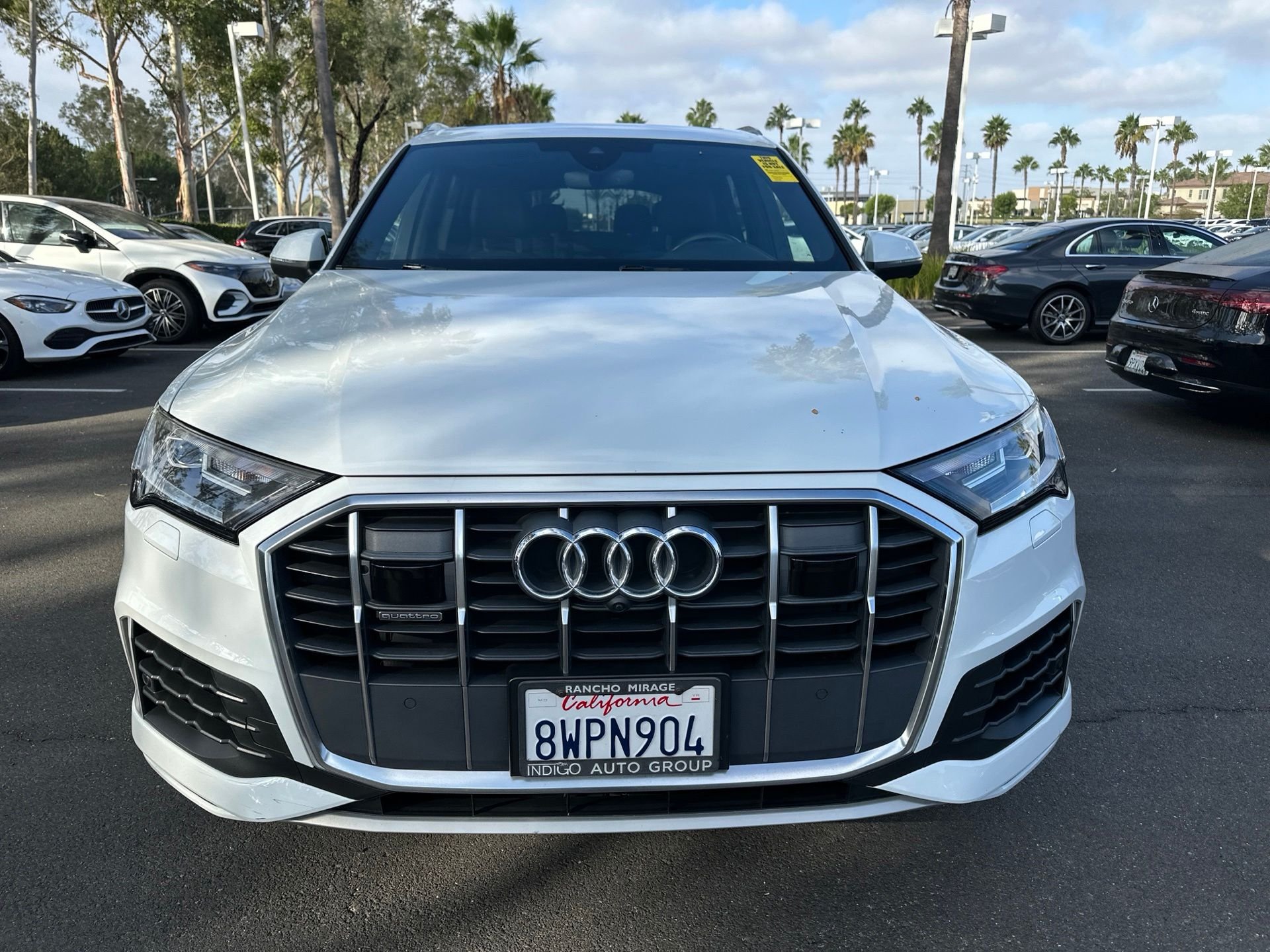 Used 2021 White Audi 55 Premium Plus image 2
