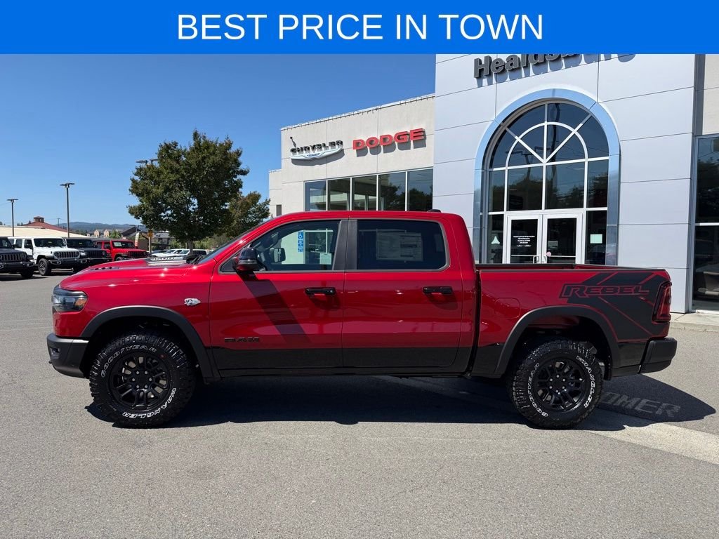 New 2026 Molten Red Pearl-Coat Exterior Paint RAM Rebel image 2