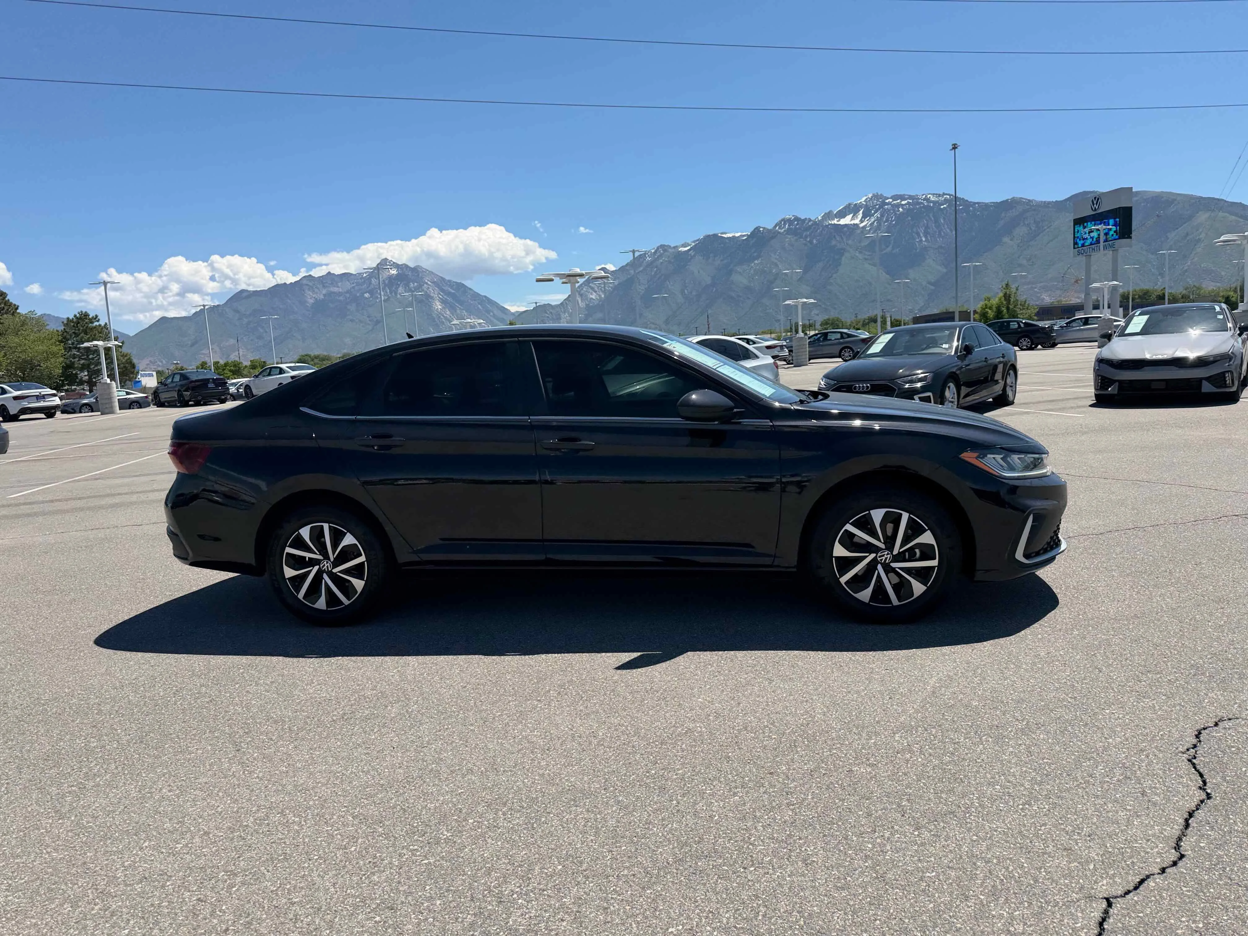 Used 2025 Black Volkswagen S image 8