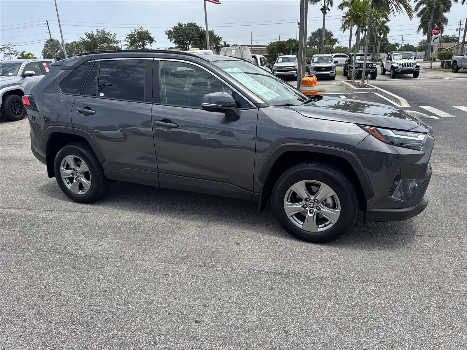 Used 2024 Magnetic Gray Metallic Toyota XLE image 3