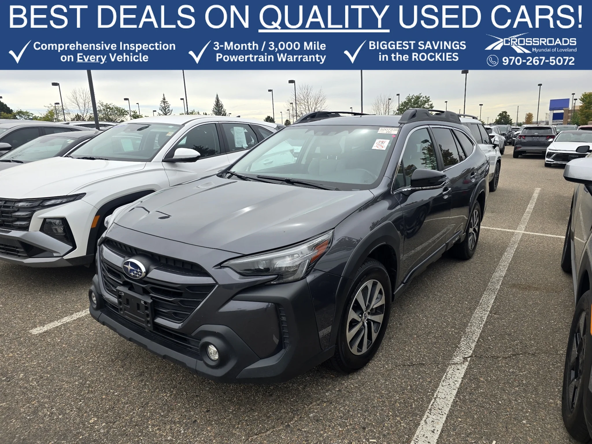 Used 2024 Magnetite Gray Metallic Subaru Premium image 1