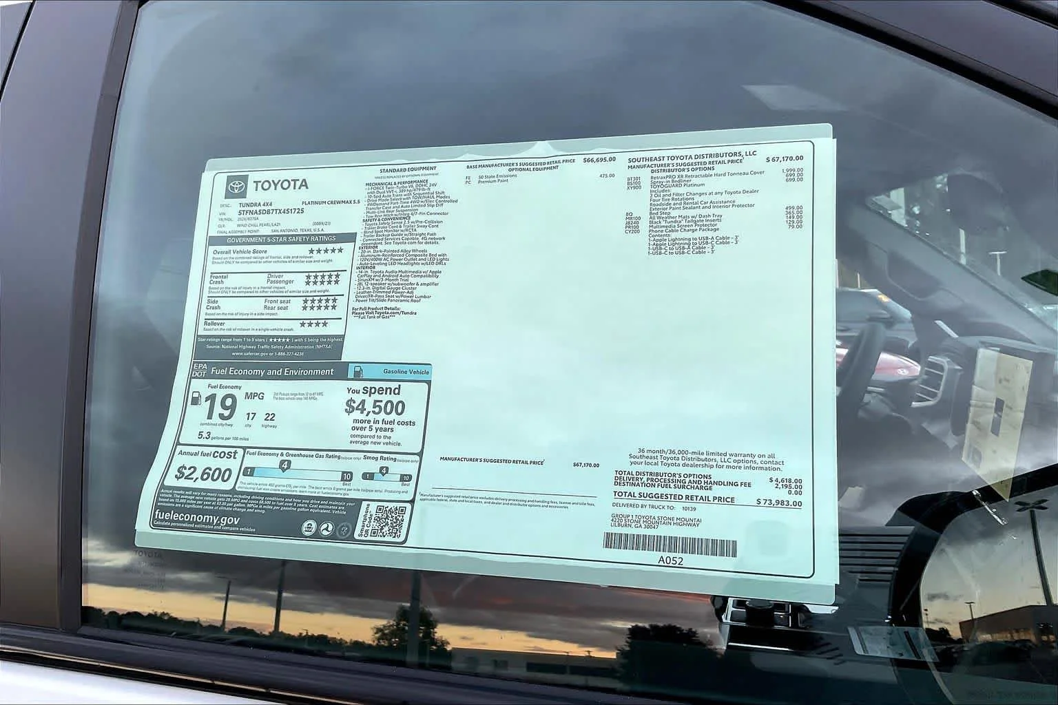 New 2026 Wind Chill Pearl Toyota Platinum image 20