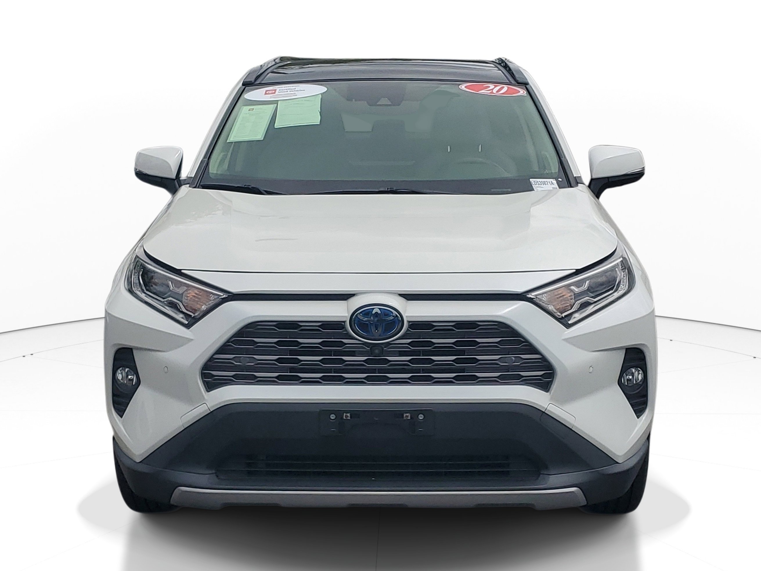 Used 2020 Blizzard Pearl Toyota Hybrid Limited image 1