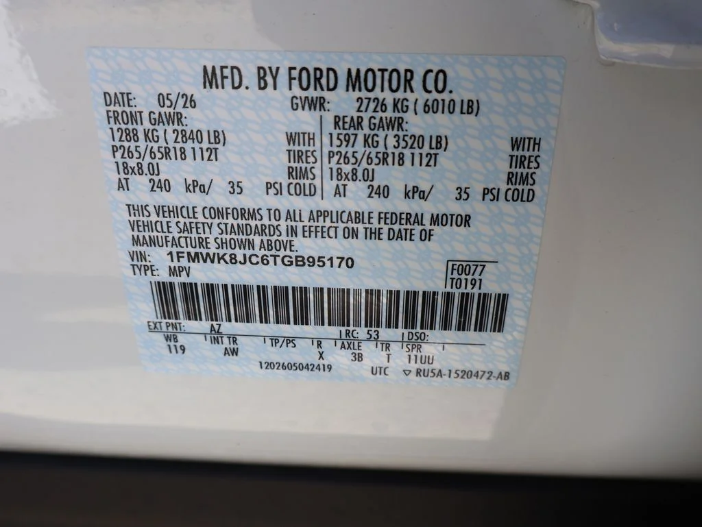 New 2026 Star White Metallic Tri-Coat Ford Tremor® image 42