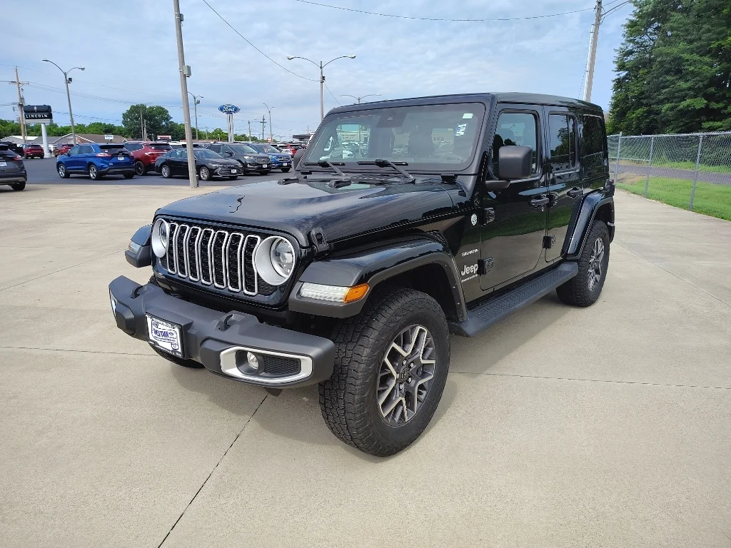 Used 2024 Black Clearcoat Jeep Sahara image 7