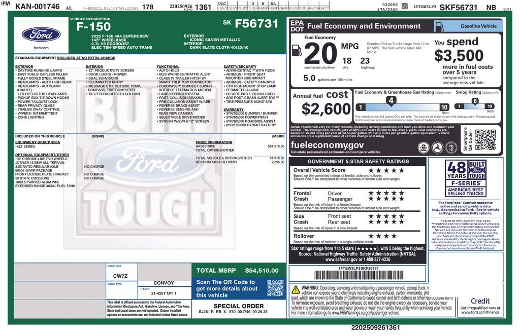 Used 2025 Silver Ford XLT image 37