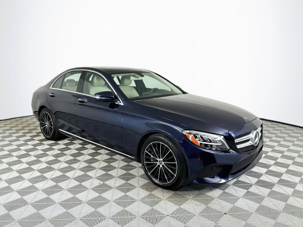 Used 2020 Blue Mercedes-Benz C 300 image 1