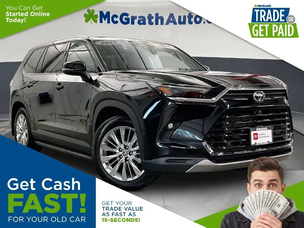 Certified Used 2025 Black Toyota Platinum image 1