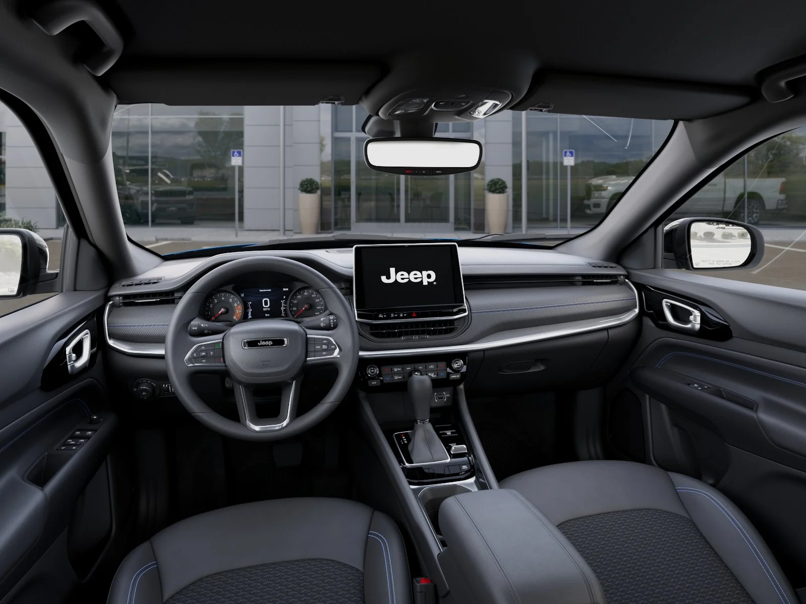 New 2026 Hydro Blue Pearl-Coat Exterior Paint Jeep Latitude Altitude image 15