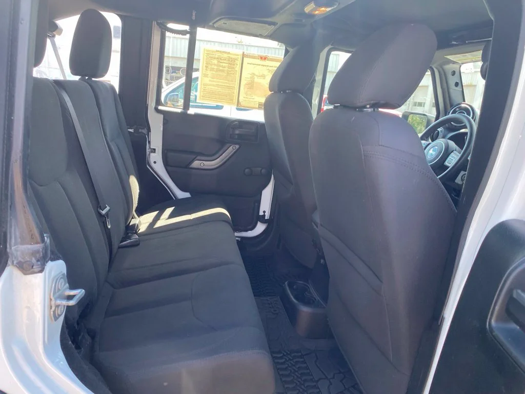 Used 2017 White Jeep Unlimited Sport image 12