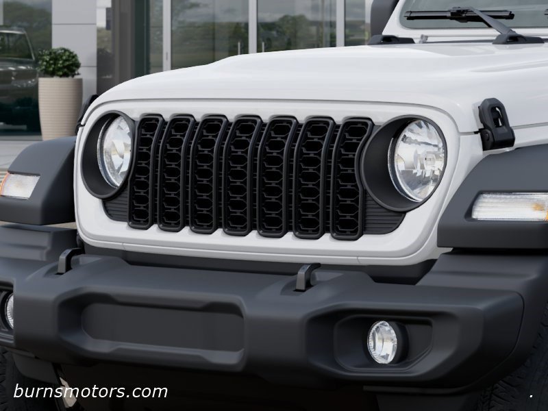 New 2026 Bright White Clear-Coat Exterior Paint Jeep Sport 4-Door image 11