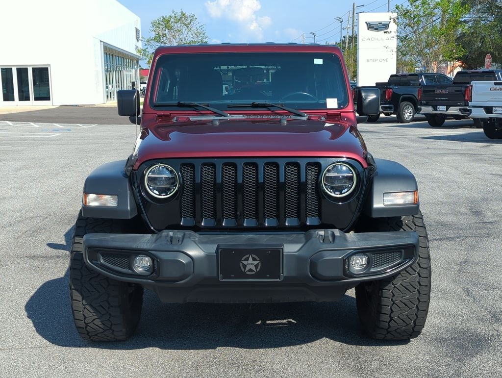 Used 2021 Red Jeep Unlimited Willys image 9