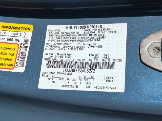 Used 2025 Blue Ford GT Premium image 36