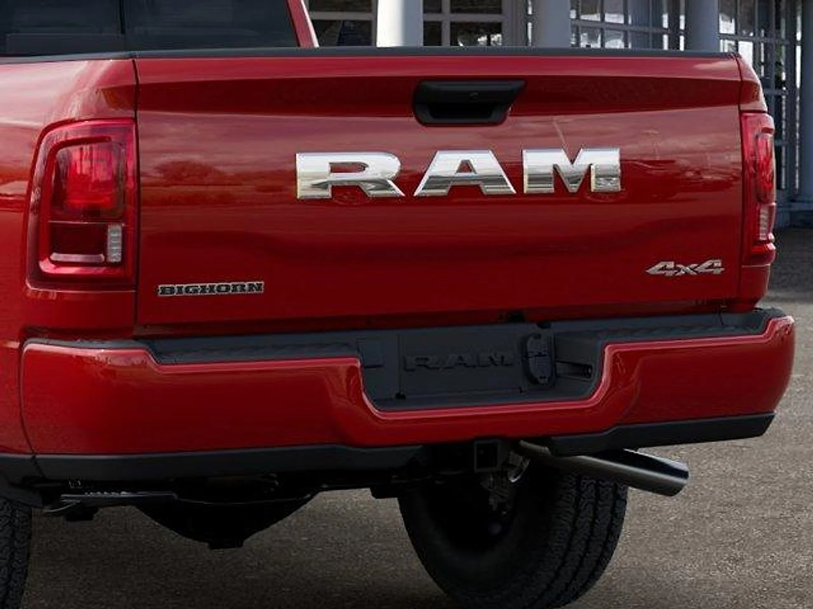 New 2026 Flame Red Clearcoat RAM Big Horn Crew Cab 4x4 6