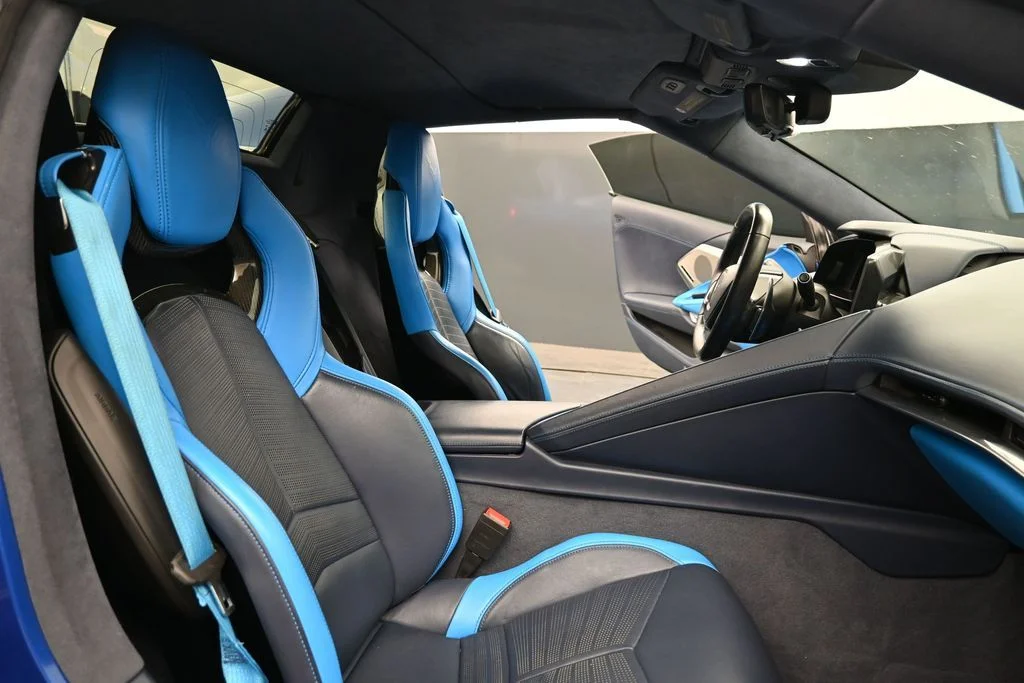 Used 2022 Blue Chevrolet Stingray image 29
