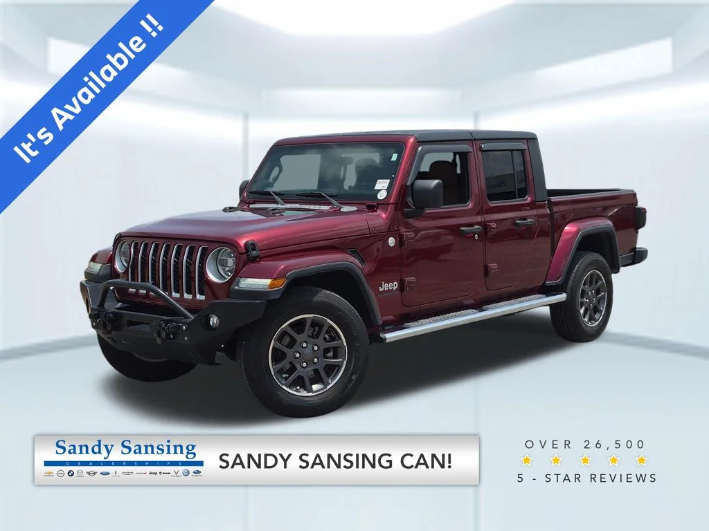 Used 2021 Red Jeep Overland image 1