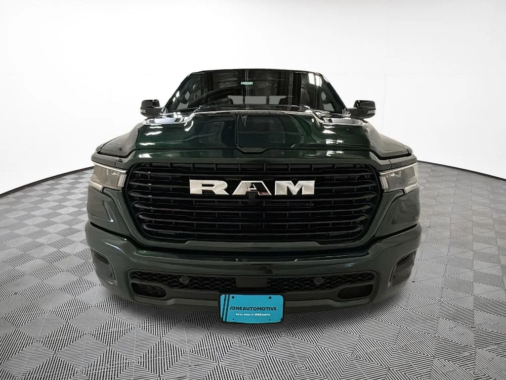 New 2026 Serrano-Green Metallic Exterior Paint RAM Laramie image 3