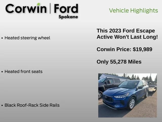 Used 2023 Atlas Blue Metallic Ford Active image 12