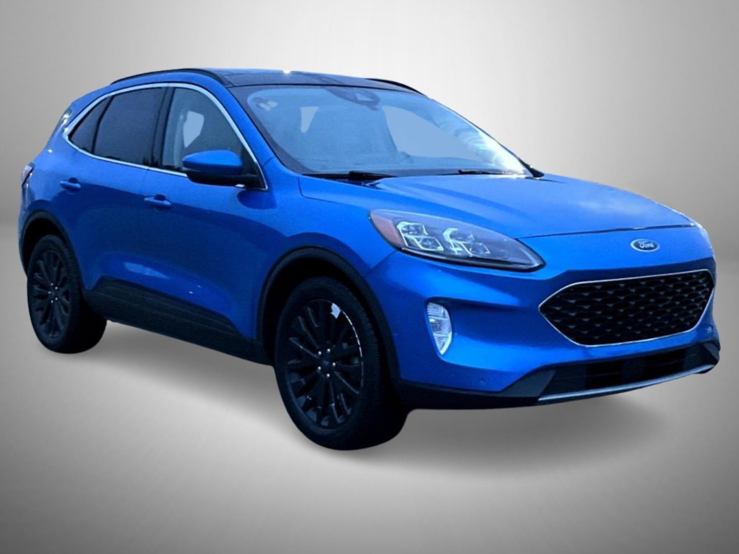 Used 2020 Blue Ford Titanium image 3