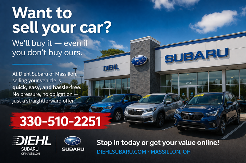 Used 2013 Subaru Forester X with VIN JF2SHABC3DH425283 for sale in Massillon, OH