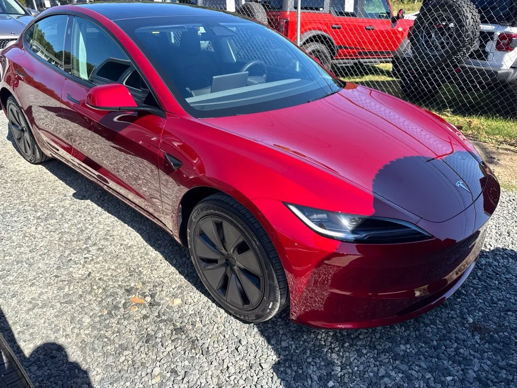 Used 2025 Red Tesla Long Range image 2