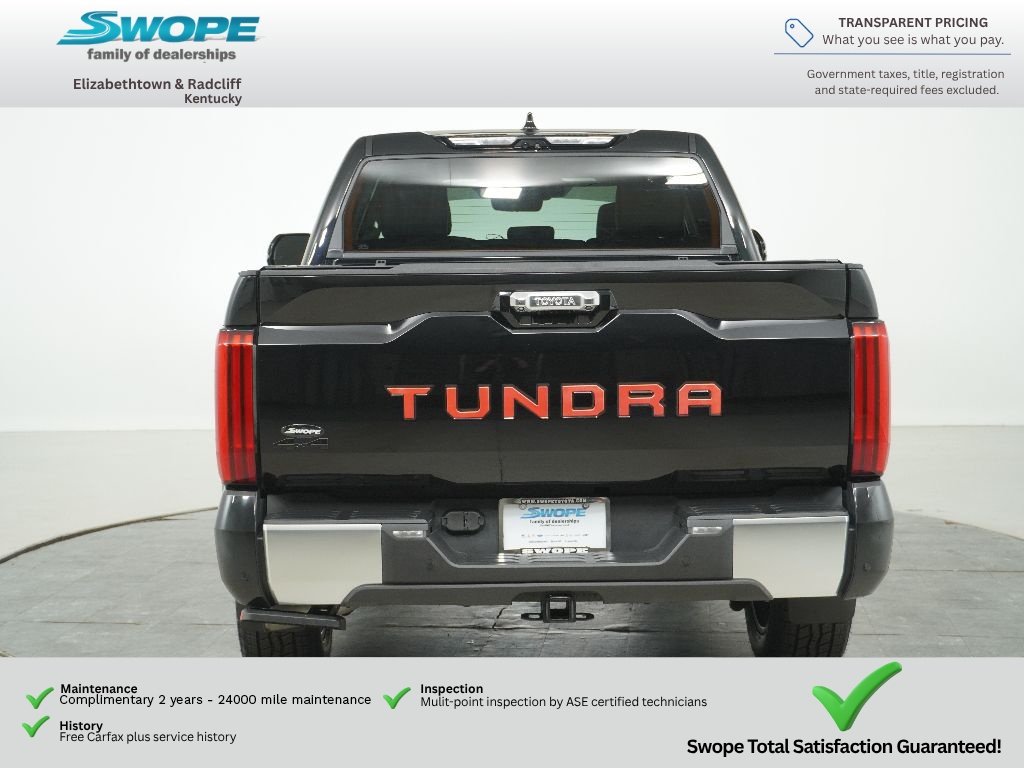 Used 2023 Midnight Black Metallic Toyota Limited image 4