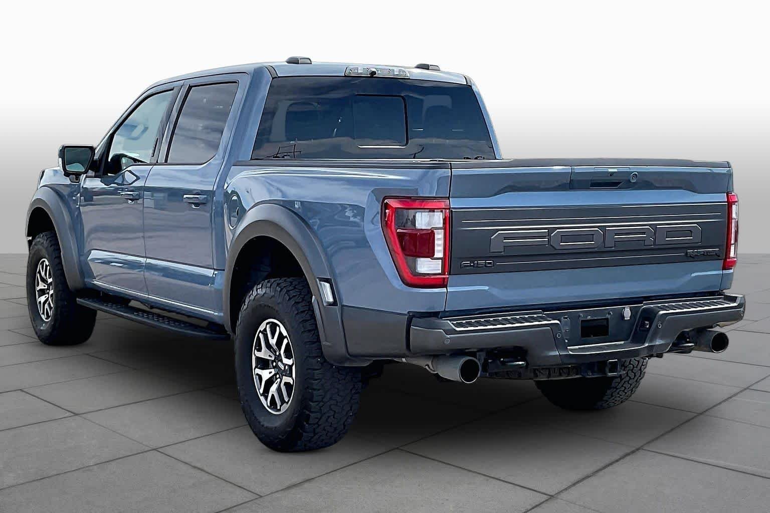 Used 2023 Azure Gray Metallic Tri-Coat Ford Raptor image 11