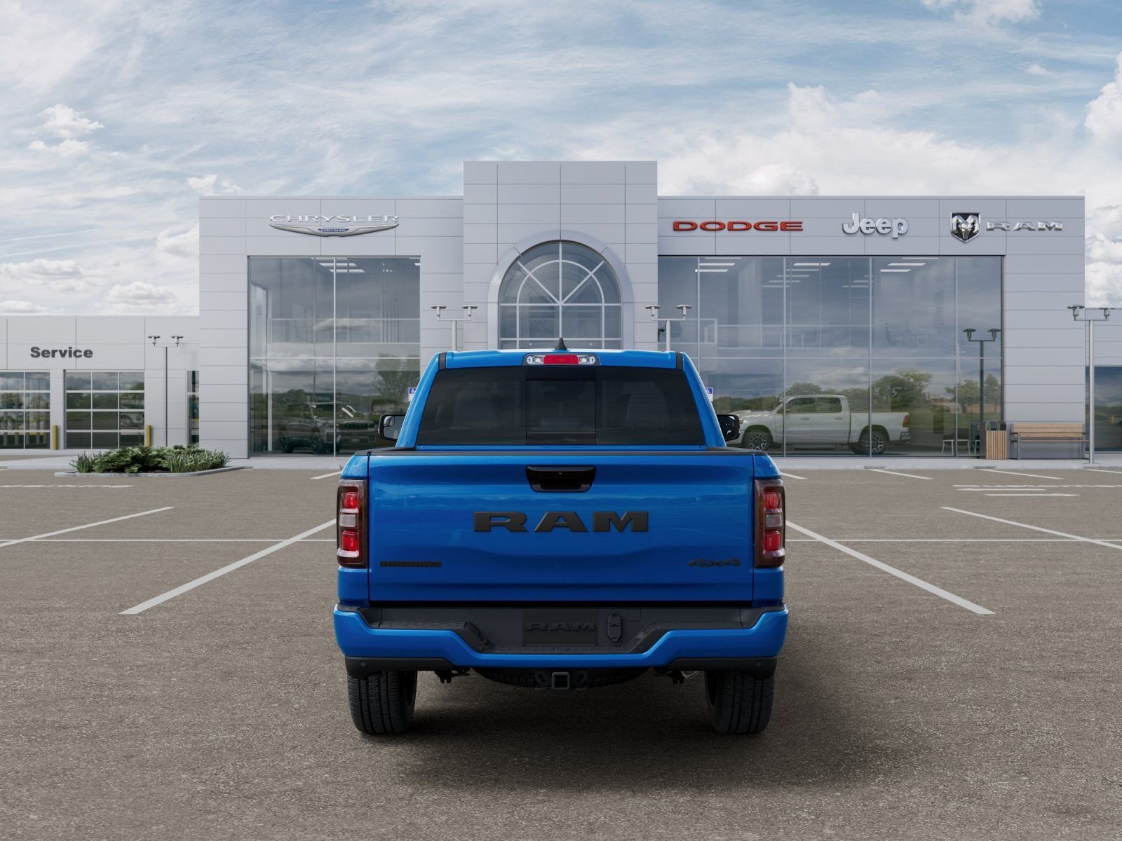 New 2026 Hydro Blue Pearl-Coat Exterior Paint RAM Big Horn/Lone Star image 7