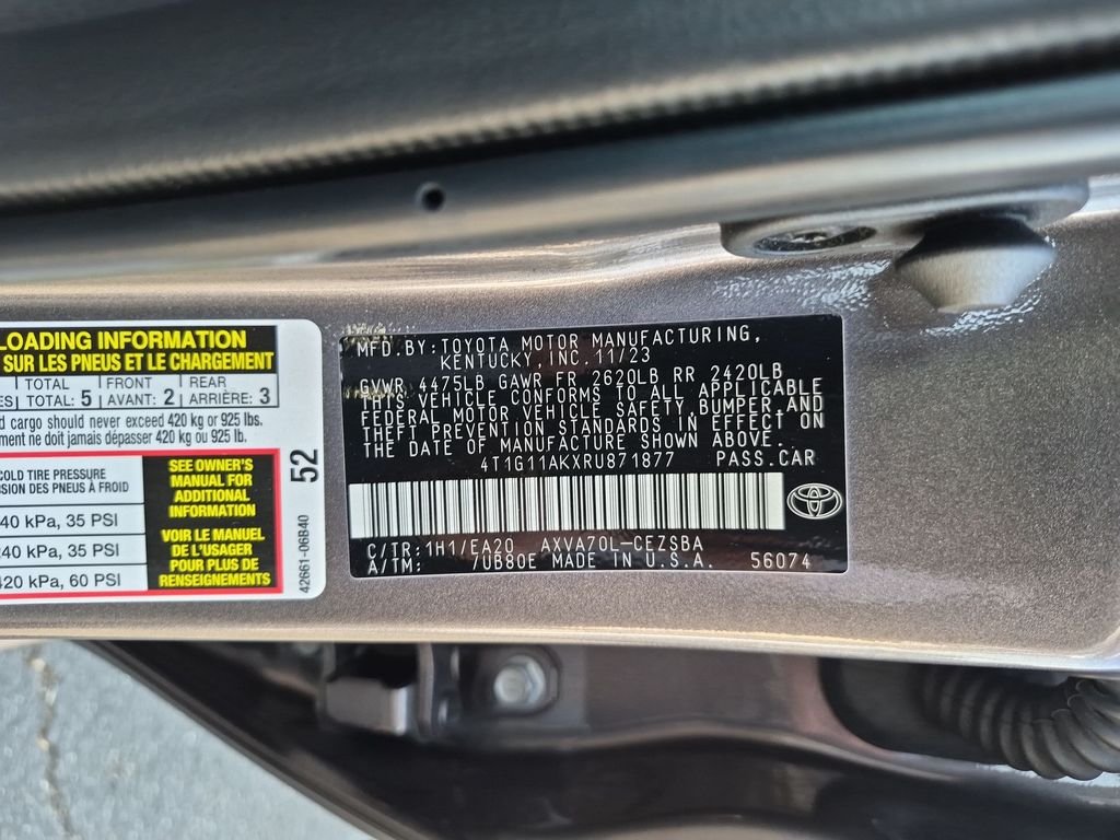Used 2024 Gray Toyota SE image 35