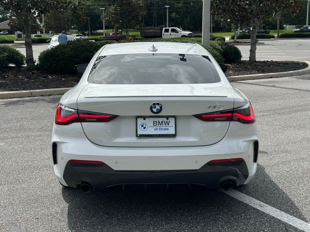 Certified Used 2022 Mineral White Metallic BMW 430i image 4