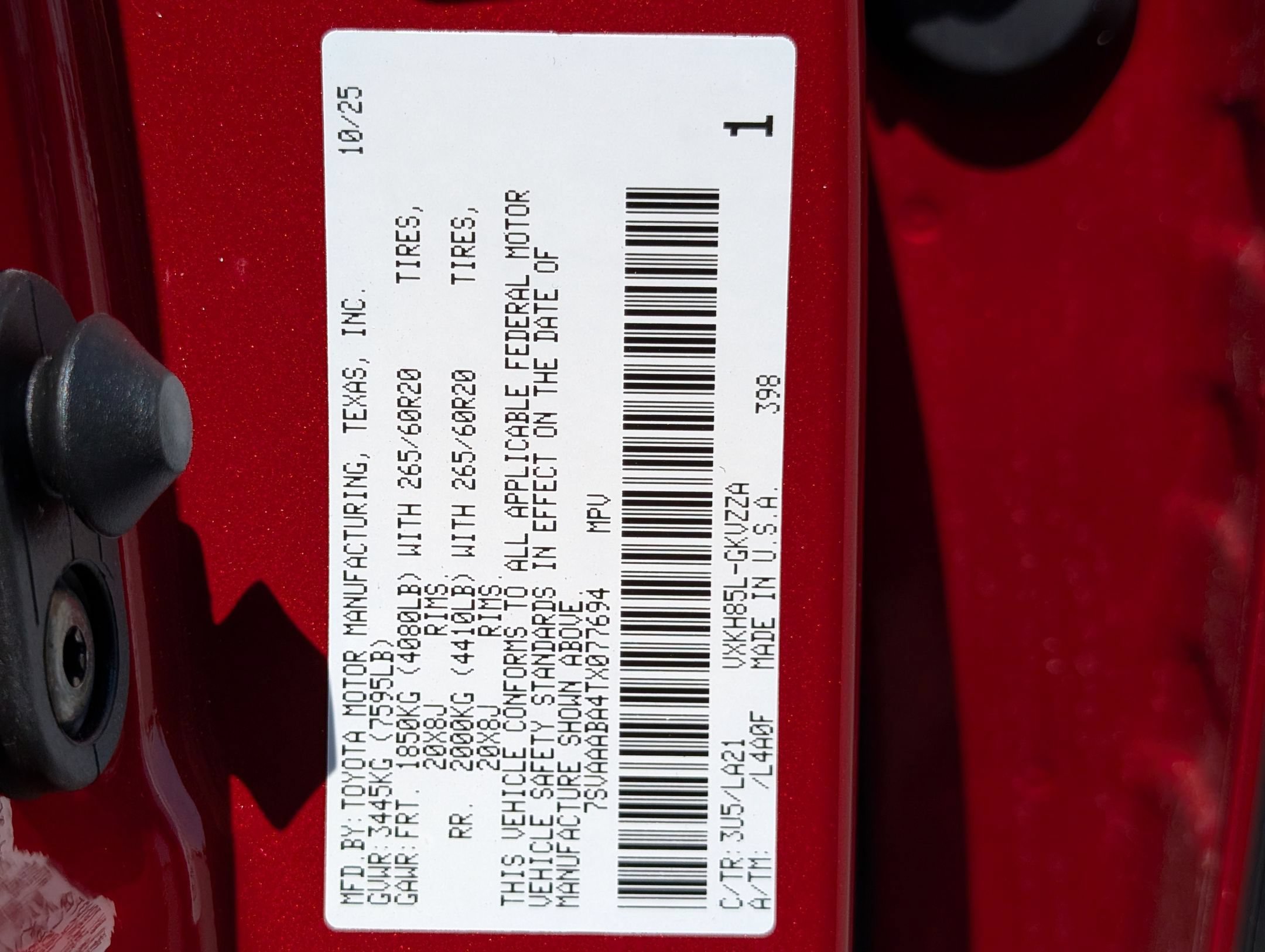 Used 2026 Red Toyota SR5 image 36