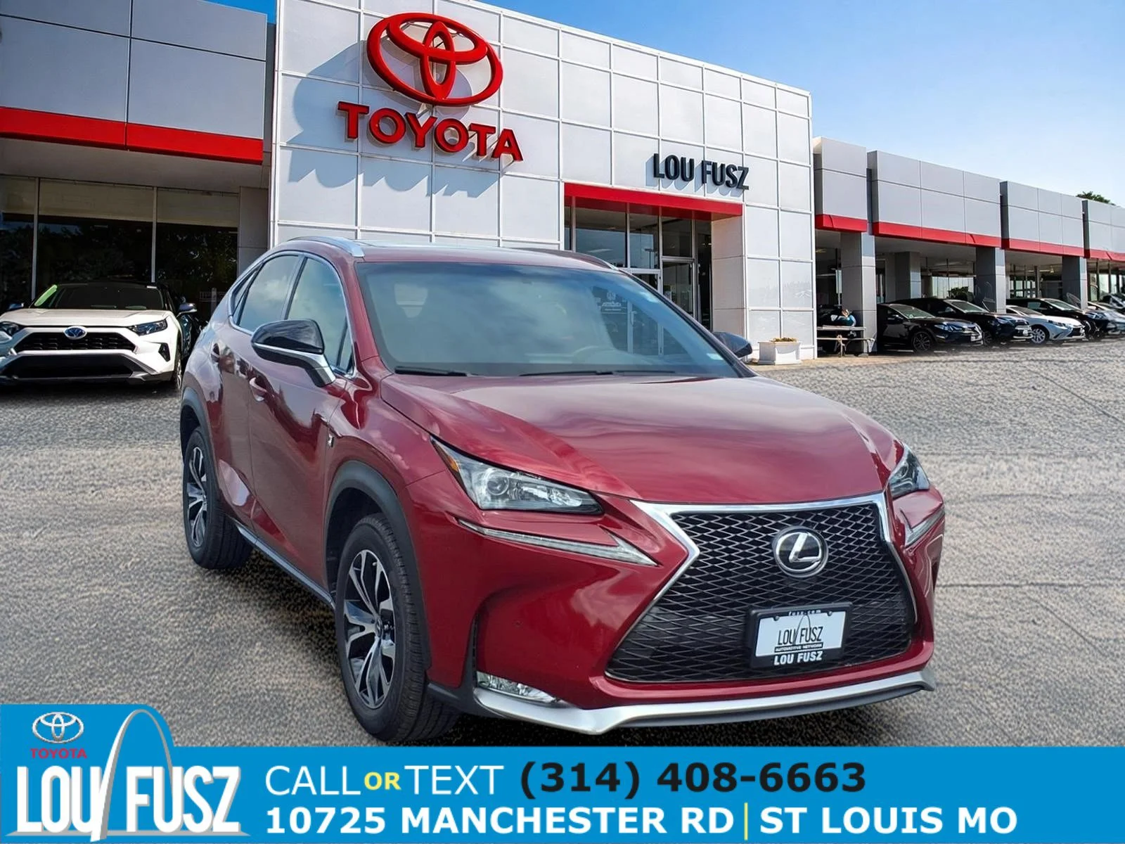 Used 2016 Matador Red Mica Lexus F Sport image 1