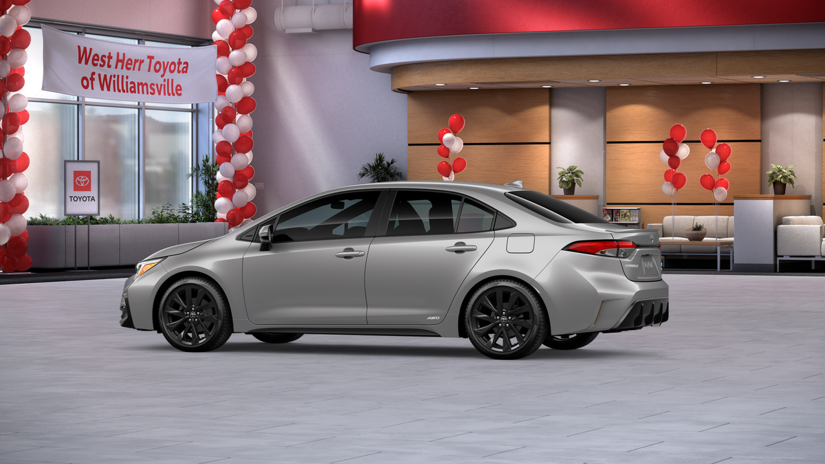 New 2026 Classic Silver Metallic Toyota Hybrid SE image 5