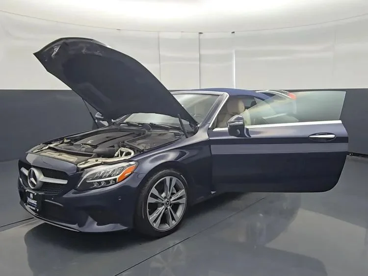 Used 2019 Blue Mercedes-Benz C 300 4MATIC® Cabriolet 2D image 25