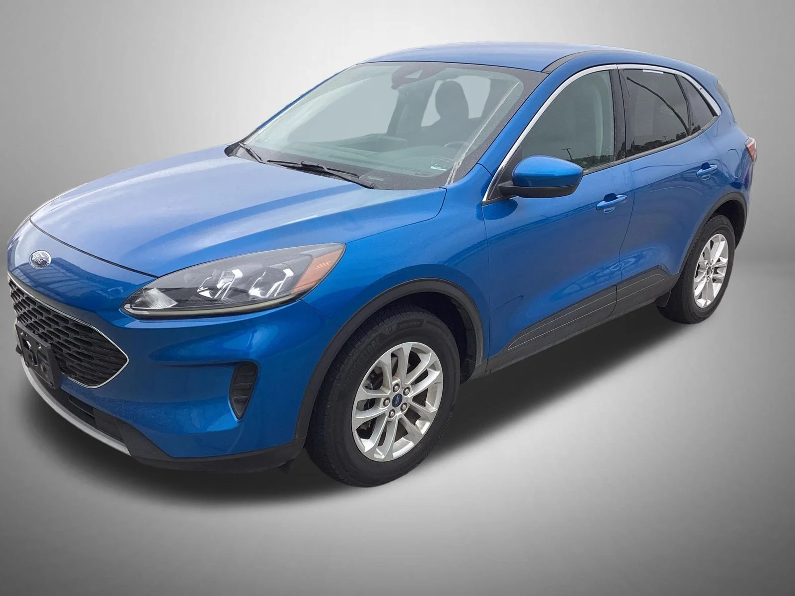 Used 2020 Blue Ford SE image 1