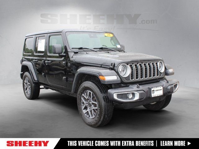Used 2025 Black Jeep Sahara image 1