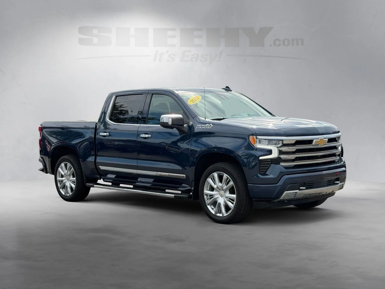 Used 2022 Glacier Blue Metallic Chevrolet High Country image 2