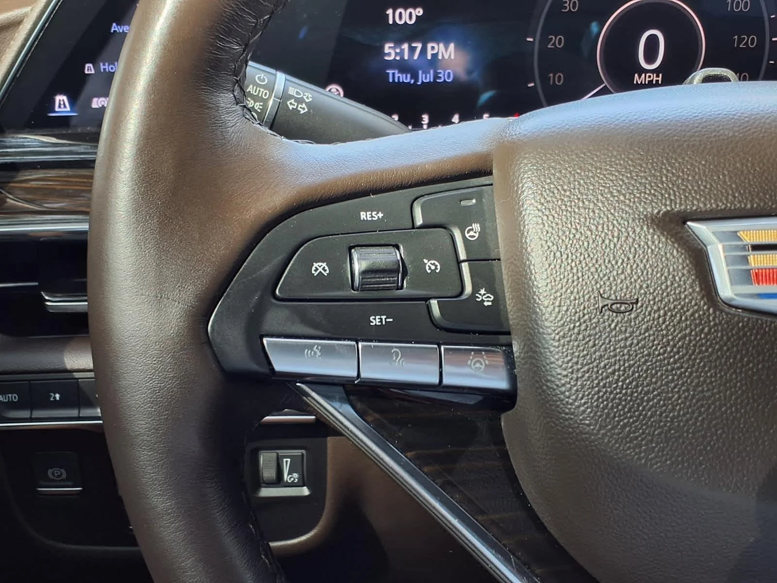 Used 2023 DARK MOON BLUE METALLIC Cadillac 4WD Premium Luxury image 29