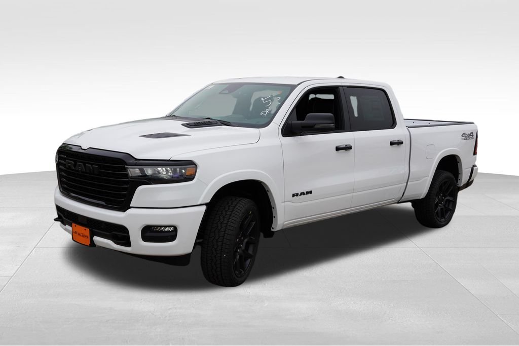 New 2026 Bright White Clear-Coat Exterior Paint RAM Laramie image 7